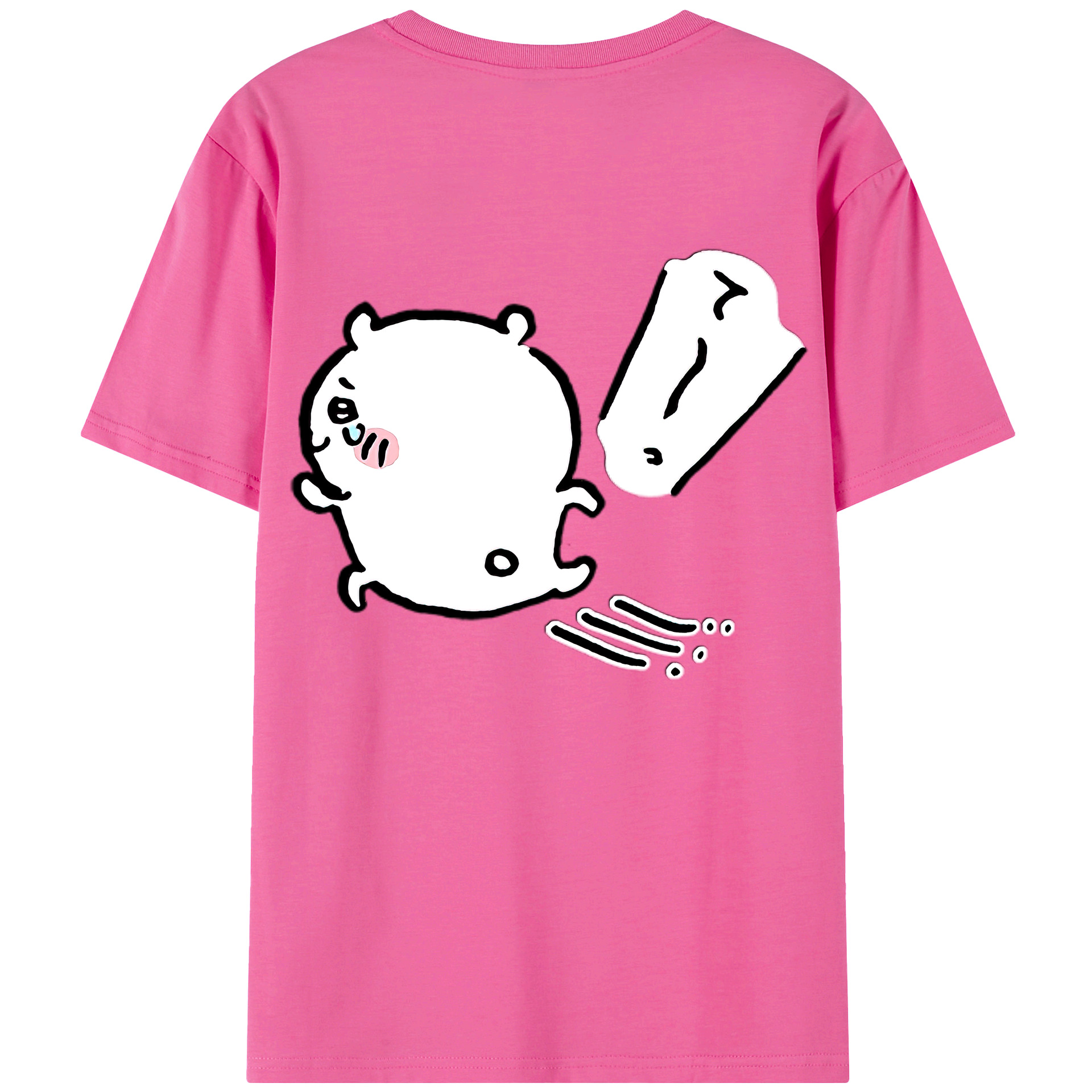（画像用） ちいかわ ちいかわ Chii-kawa chiikawa レディース半袖Tシャツ(バックプリント)